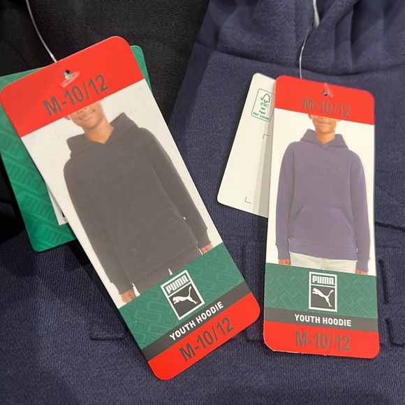 2 NWT Puma Hooded Sweaters M - Picture 5 of 5